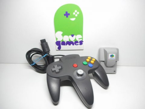 Controller-Nintendo 64 Nero-Rumble-Pak